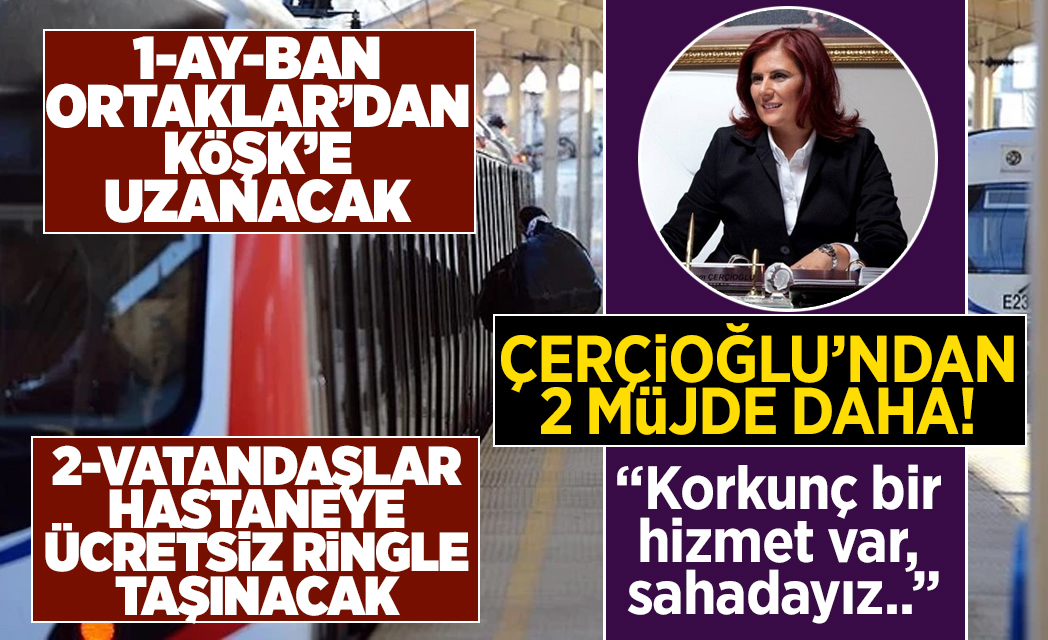 Aydın Büyükşehir Belediye Başkanı Özlem Çerçioğlu, Aydın il genelinde yapılması