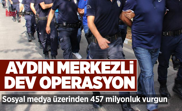 Nazilli’de sosyal medya üzerinden yatırım fırsatı sunarak 457 milyon liralık
