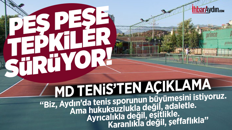 Efeler Belediyesi’ne ait Kemer Mahallesinde Tenis Tesisleri hakkında ortaya çıkan