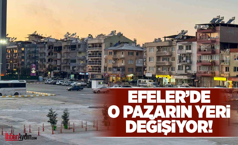 Efeler’de mahalle arasına kurulan Pazar Pazarı, daha önce olduğu gibi