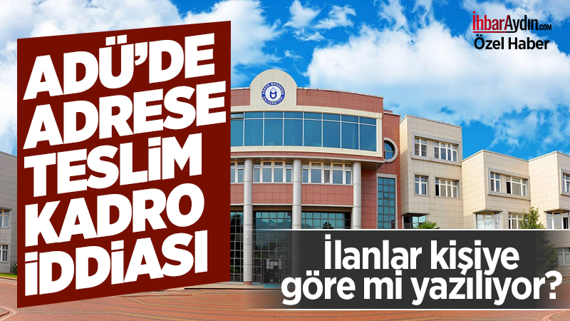 Aydın Adnan Menderes Üniversitesi’nin 10 Kasım 2025 tarihli Resmî Gazete’de