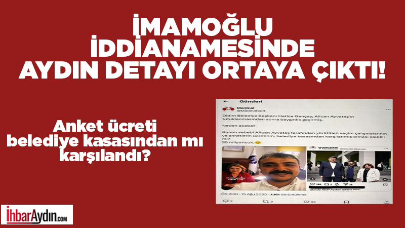 İstanbul Büyükşehir Belediyesi’ne yönelik hazırlanan ve Ekrem İmamoğlu hakkında 828