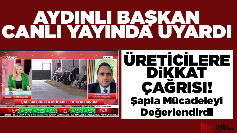 Gıda, Tarım ve Hayvancılık Üreticileri Derneği Başkanı&nbsp;Tevfik Fikret Koca, AGRO