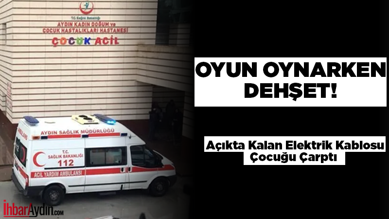 Aydın’ın Efeler ilçesinde oyun oynayan 7 yaşındaki bir çocuk, binadan