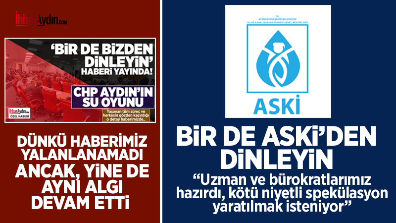 Aydın Büyükşehir Belediyesi Aydın Su ve Kanalizasyon İdaresi Genel Müdürlüğü