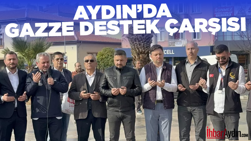 Efeler ilçesinde “Bir Günüm Filistin’e” temasıyla düzenlenen hayır çarşısı, Kur’an-ı