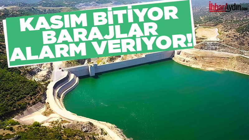 Aydın’da beklenen yağışların gecikmesi, kentteki barajlardaki su seviyelerini kritik düzeye