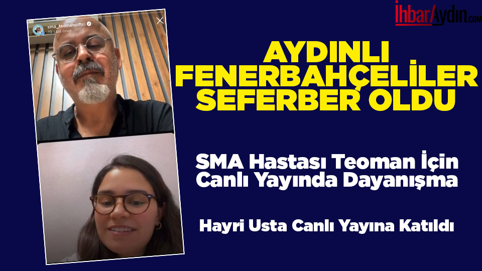 Aydın’da minik Teoman için umut dolu bir akşam yaşandı. Sosyal