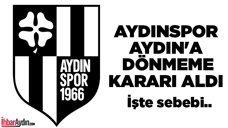 Aydınspor futbolcuları, uzun süredir yaşanan maddi sorunlar ve kulübün sahipsiz