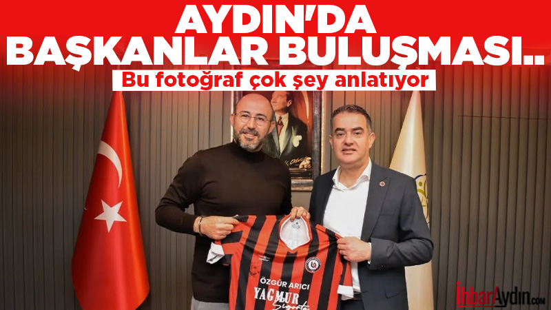 Germencik Belediye Başkanı Burak Zencirci, Koçarlı Belediye Başkanı Özgür Arıcı’yı