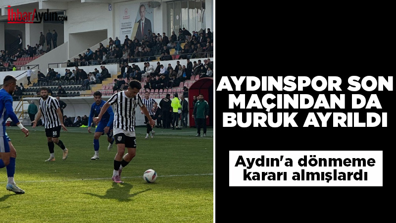 Aydınspor, deplasmanda karşılaştığı 7 Eylül Turgutlu’ya 3-1 yenildi. Penaltı golüyle