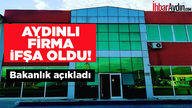 Aydın Söke’de faaliyet gösteren E.A’ya ait Algür Süt Ürünleri’nin ürettiği