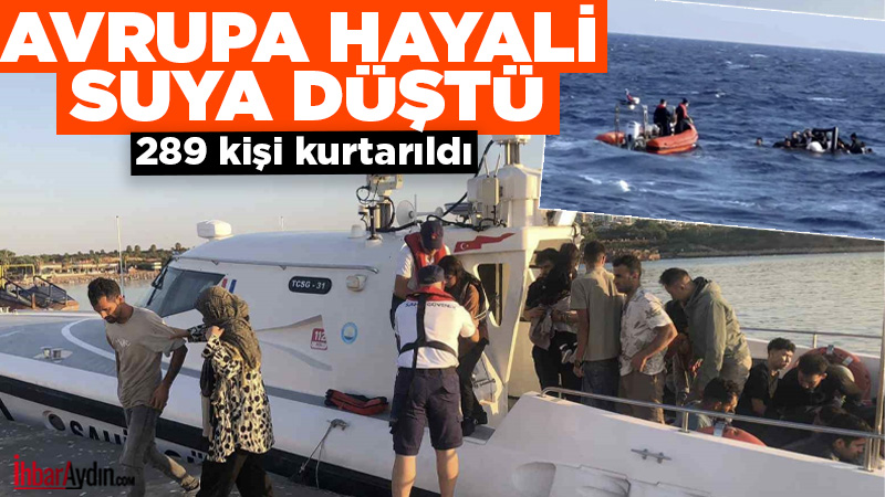 Aydın’da son 3 ayda Yunanistan tarafından geri itilen 289 düzensiz