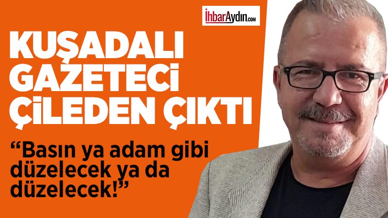 Kuşadası Haber Ajansı (KUHA) sahibi Erol Özkan, sosyal medya hesabından