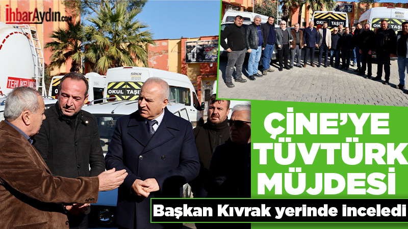 Çine Belediye Başkanı Mehmet Kıvrak, ilçeye kazandırılacak olan TÜVTÜRK Sabit