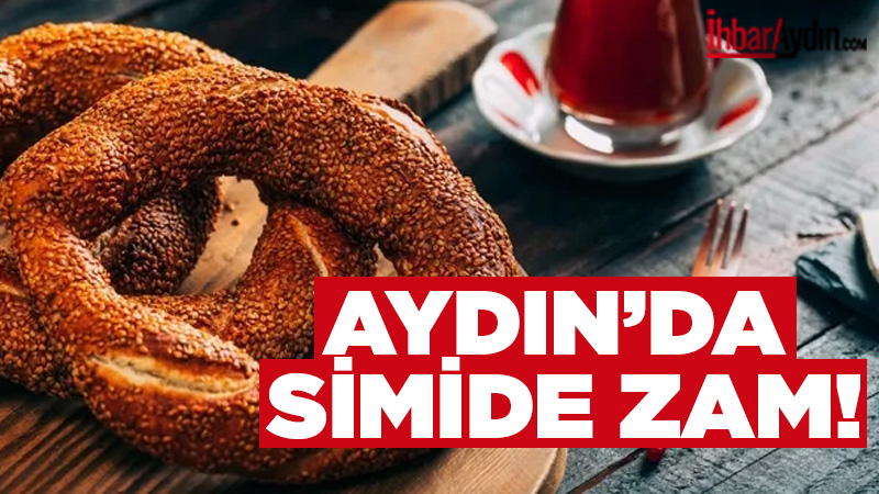 Aydın’da simit fiyatlarına yılbaşından önce zam geldi. 15 TL olan