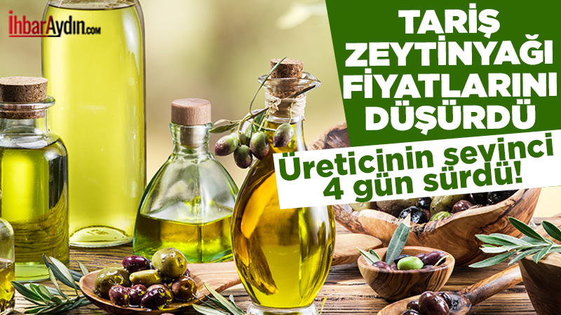 TARİŞ’in 16 Aralık’ta açıkladığı zeytinyağı alım fiyatları, 4 gün sonra