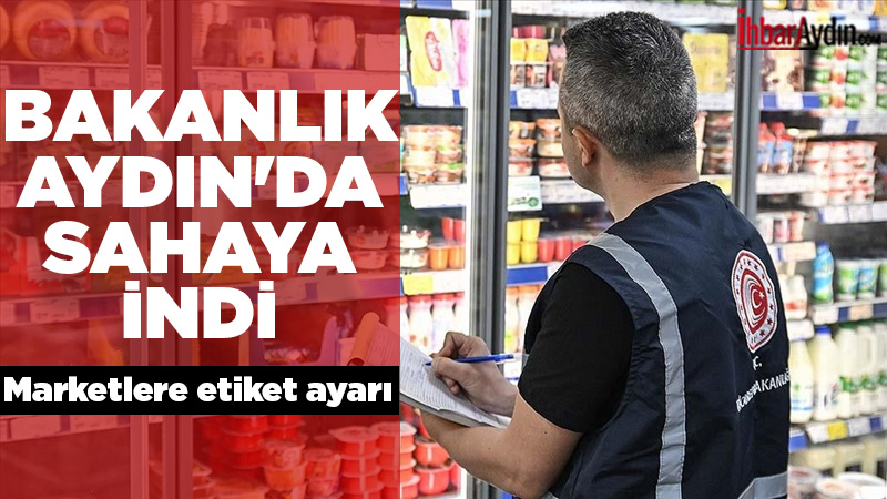 Aydın, Muğla ve Uşak’ta eş zamanlı gerçekleştirilen market denetimlerinde, yüzlerce