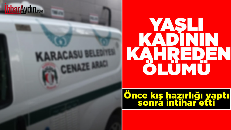Aydın’ın Karacasu ilçesinde 88 yaşındaki bir kadın, evinin bahçesinde zeytin