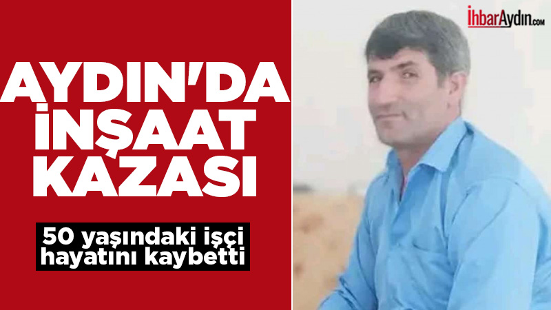 Aydın’ın Kuşadası ilçesinde inşaat işçisi Nedim Kutlu, çalıştığı binanın 3.