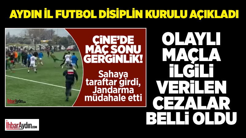 Aydın Süper Amatör Lig’de 21 Aralık’ta oynanan ve Aydın Büyükşehir