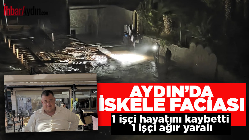 Kuşadası’nda fırtınalı havada iskelede çalışmaya zorlandıkları iddia edilen 3 işçi
