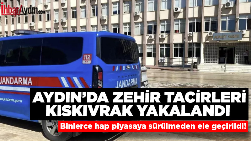 Aydın İl Jandarma Komutanlığı ekipleri, Efeler ilçesinde yaptığı operasyonda piyasaya