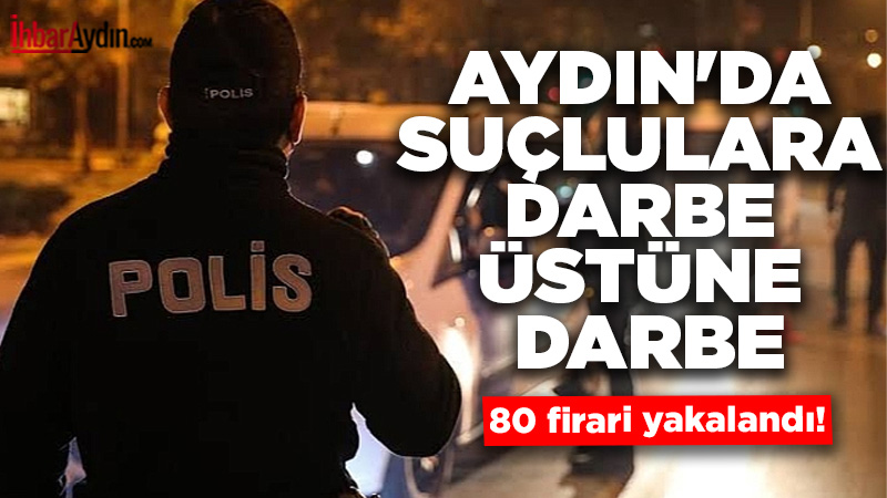 Aydın İl Emniyet Müdürlüğü, 29 Aralık 2025 ile 4 Ocak