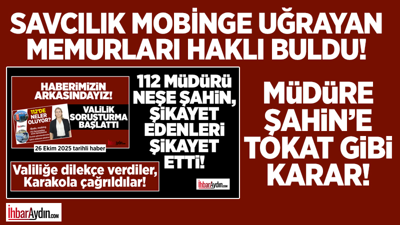 Aydın 112 Acil Çağrı Merkezi Müdürü Neşe Şahin kısa bir