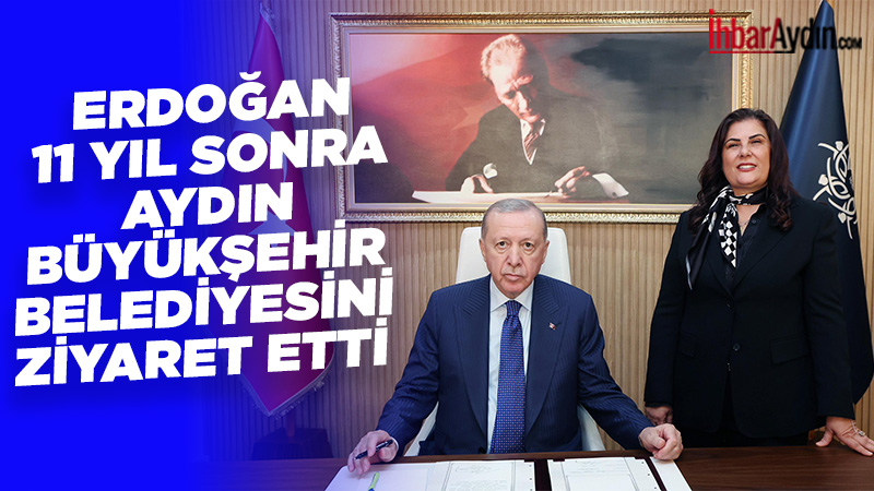 Cumhurbaşkanı Recep Tayyip Erdoğan, Aydın’da gerçekleştirdiği toplu açılış töreninin ardından