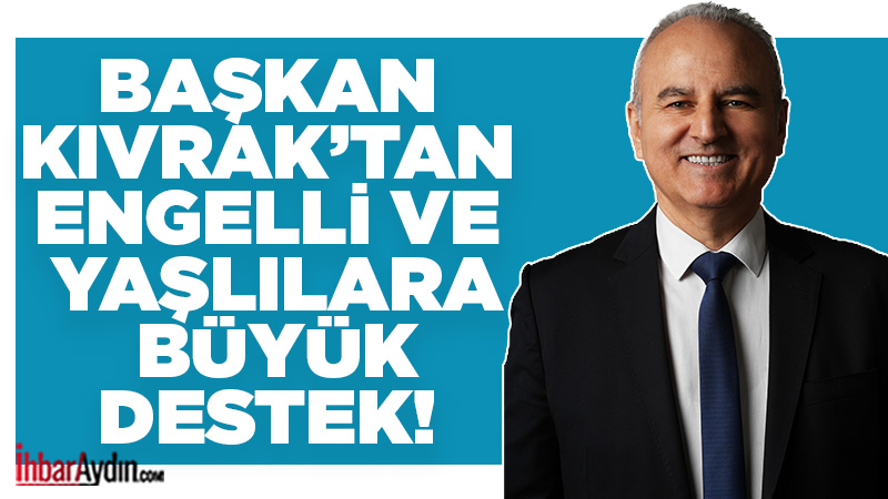 Çine Belediye Başkanı Mehmet Kıvrak, ilçedeki 65 yaş üstü ve