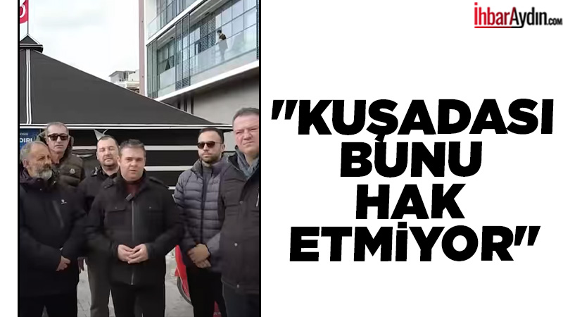 İYİ Parti Kuşadası İlçe Başkanı Behçet Alp, Kuşadası Belediyesi’nin bazı