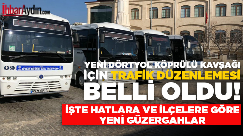 Aydın Büyükşehir Belediye Başkanı Özlem Çerçioğlu’nun ulaşım vizyonu projeleri arasında