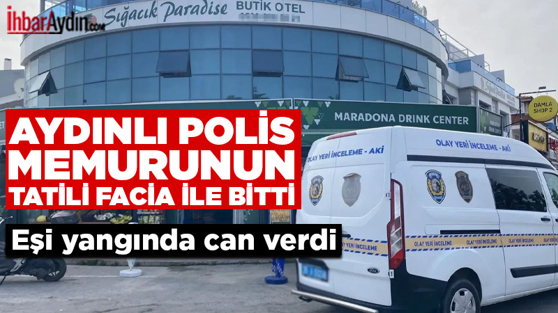 İzmir’in Seferihisar ilçesinde bir butik otelde çıkan yangın, Aydın’ın Bozdoğan
