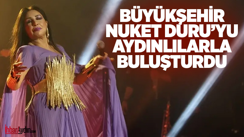 Aydın Büyükşehir Belediyesi tarafından düzenlenen konserde Nükhet Duru, 8 Mart