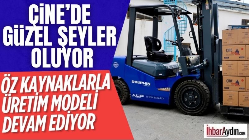 Aydın’ın Çine ilçesinde belediye öncülüğünde yürütülen üretim yatırımları hız kesmeden