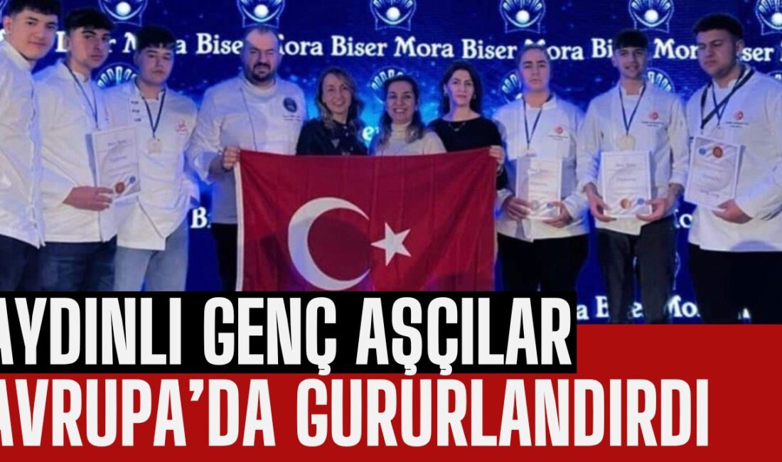 AYDINLI GENÇLER AVRUPA’DA GURURLANDIRDI Aydın’ın Efeler ilçesinde eğitim gören öğrenciler, Hırvatistan’da düzenlenen uluslararası gastronomi