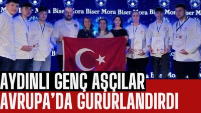 Aydın’ın Efeler ilçesinde eğitim gören öğrenciler, Hırvatistan’da düzenlenen uluslararası gastronomi