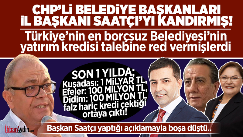 CHP Aydın İl Başkanı Hikmet Saatçı, Büyükşehir Belediye Meclisi’nde Aydın