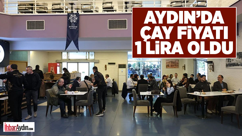 Aydın Büyükşehir Belediyesi tarafından Turistik Park’ta hayata geçirilen fiyat düzenlemesi