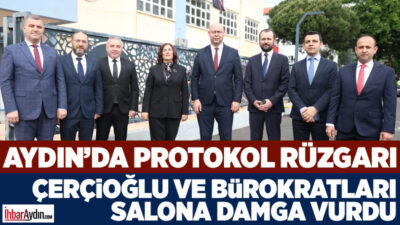 Aydın Büyükşehir Belediye Başkanı Özlem Çerçioğlu, Büyükşehirin bürokratlarıyla birlikte 23