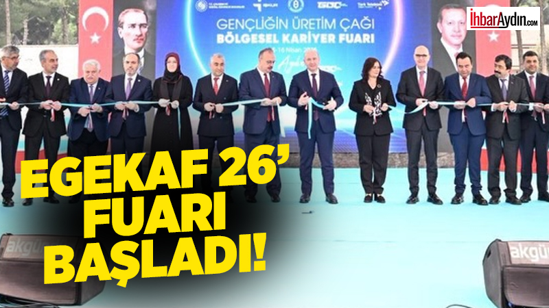 Aydın Adnan Menderes Üniversitesi ev sahipliğinde düzenlenen EGE Kariyer Fuarı