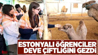 Estonya Yaşam Bilimleri Üniversitesi’nden gelen üniversite öğrencileri, Aydın’ın İncirliova ilçesinde