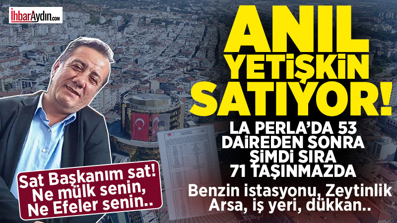 Efeler Belediye Başkanı Anıl Yetişkin imar ve yönetmeliklere aykırı olduğu