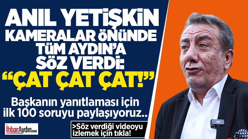 Aydın Büyükşehir Belediye Meclisi CHP Grup Başkanvekili ve Efeler Belediye Başkanı Anıl Yetişkin,