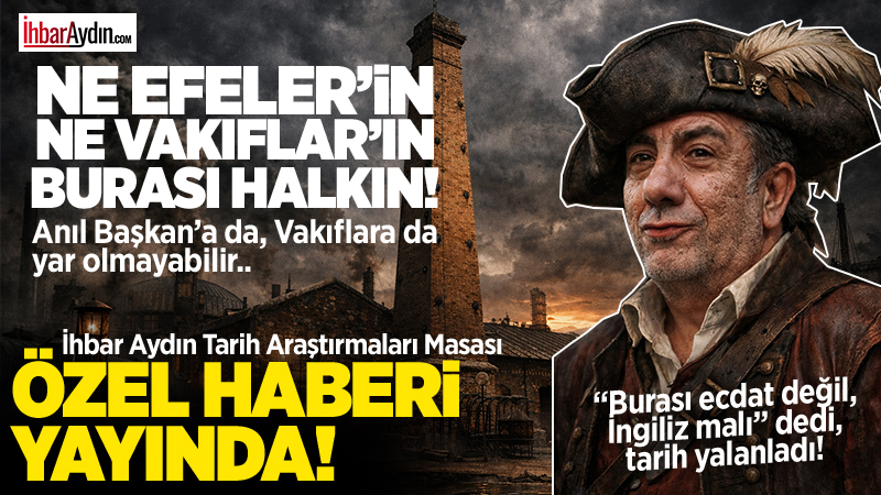 Efeler’de bulunan Nevzat Biçer Parkı’ndaki tarihi yapıların tapusunun Aydın Vakıflar