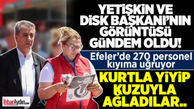 DİSK, KESK, TMMOB ve Aydın Barosu tarafından yapılan ortak açıklamayla