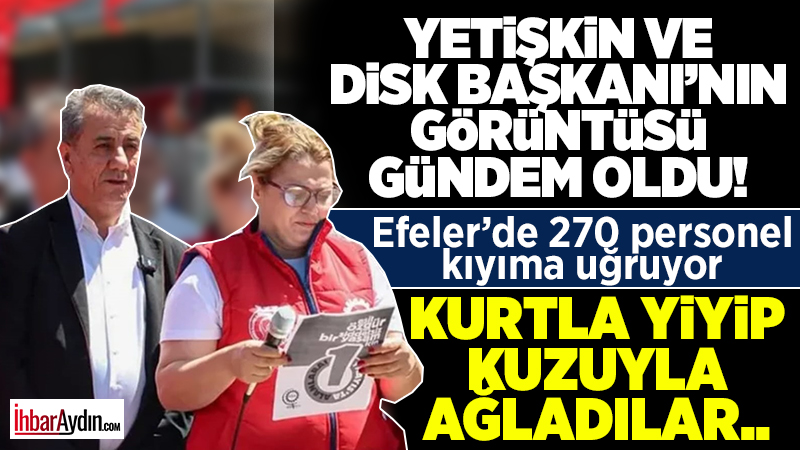 DİSK, KESK, TMMOB ve Aydın Barosu tarafından yapılan ortak açıklamayla