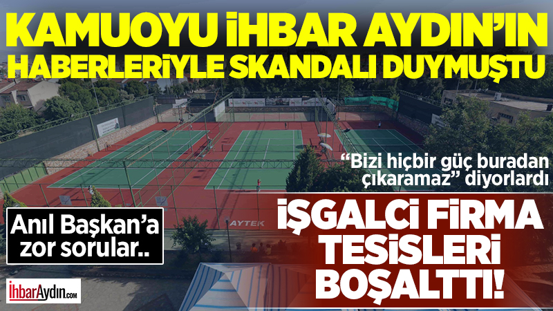 İhbar Aydın Gazetesi’nin Ağustos ayındaki ihale sürecinden beri takip ettiği