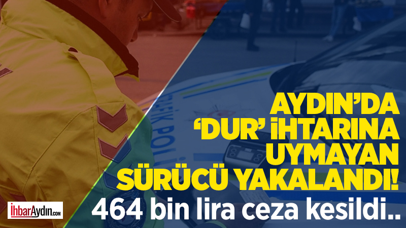 Aydın’ın Kuşadası ilçesinde polis ekiplerinin ’dur’ ihtarına uymayarak kaçan motosiklet